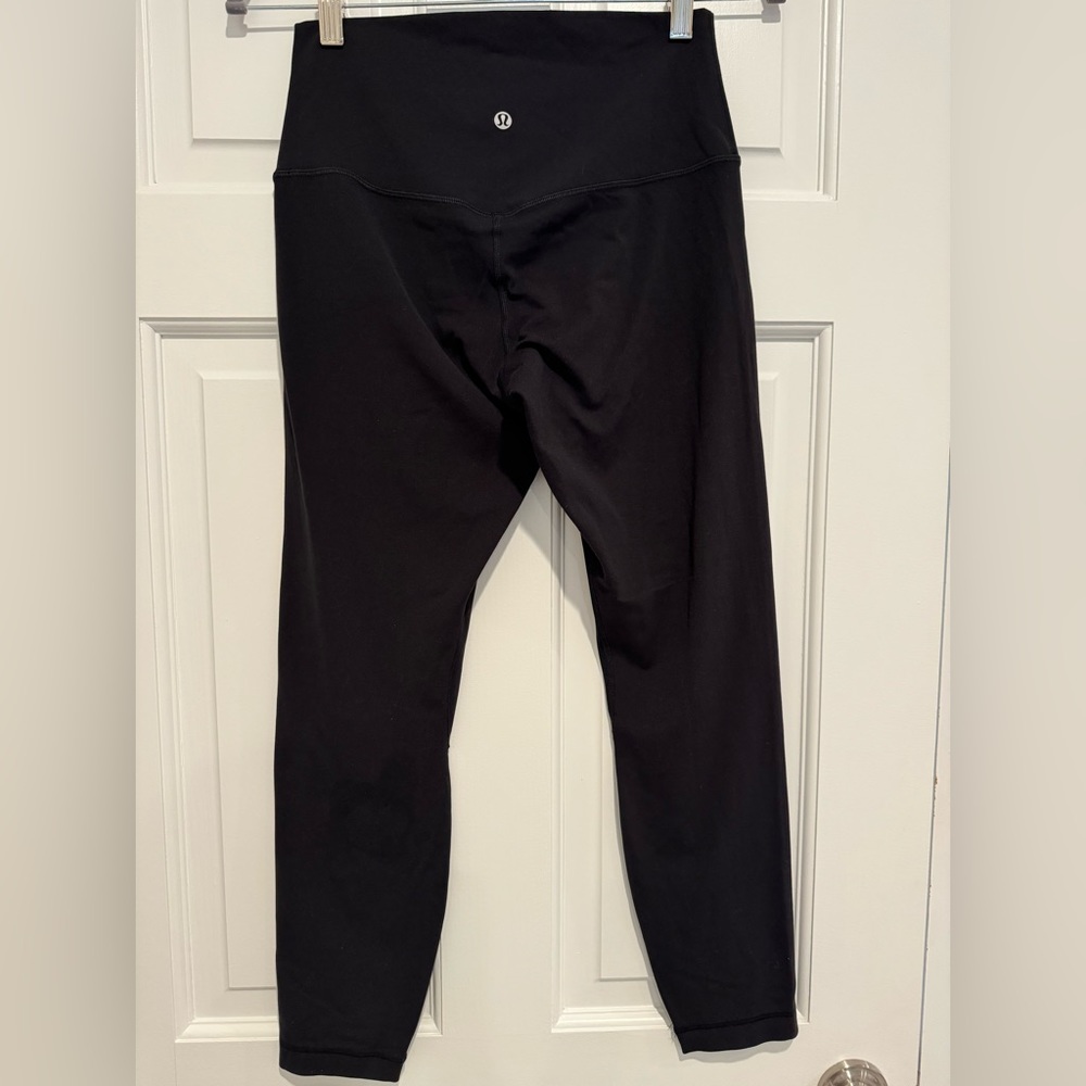 Lululemon Align Leggings Black 25 inch No Pockets, Size 8